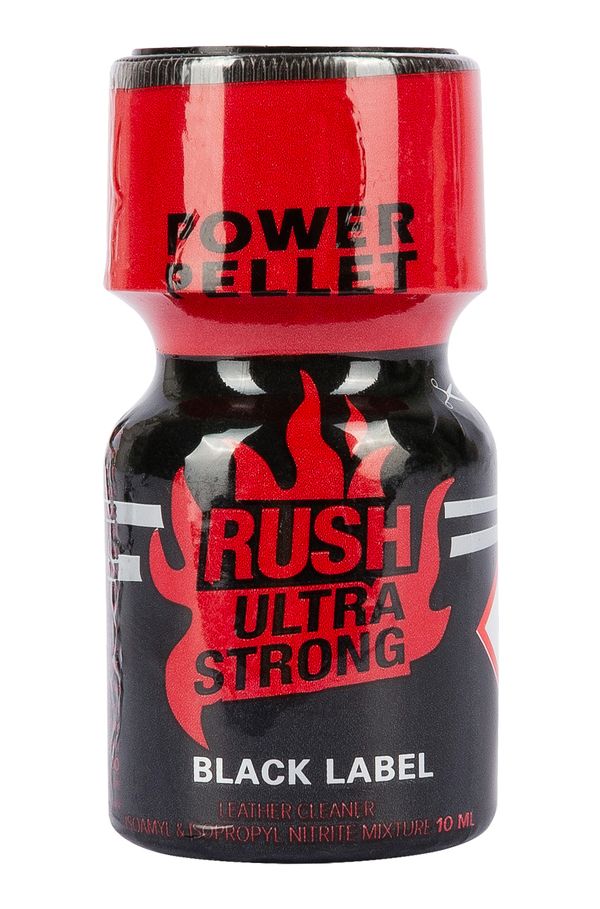 RUSH ultra strong black 10ml купить в интернет-магазине poppers777.ru: фото...